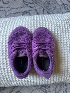 allbirds Kids Purple Fuzzy Slip-On Sneakers